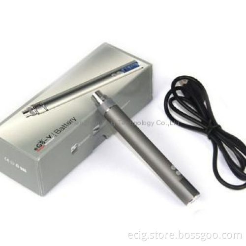 eGo-VV2 3.0-6.0V 1300mah Pass-through Electronic Cigar Battery with LC